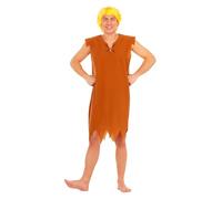 Funidelia Costume Ufficiale di Barney Rubble - I Flintstones per uomo, Vestito di The Flintstones per adulti, Costumi di Carnevale, Halloween e Addii al nubilato - Taglia Standard