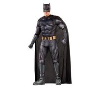 Funidelia Costume Ufficiale di Batman per uomo - La Lega della Giustizia, Vestito del Cavaliere Oscuro per adulti, Costumi di Carnevale, Halloween e Feste - Taglia XL