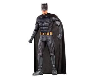 Funidelia Costume Ufficiale di Batman per uomo - La Lega della Giustizia, Vestito del Cavaliere Oscuro per adulti, Costumi di Carnevale, Halloween e Feste - Taglia L