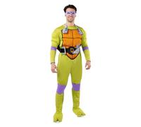 Funidelia Costume Ufficiale di Donatello - Le Tartarughe Ninja per uomo, Tuta muscolosa per adulto con maschera, guscio, cintura e ginocchiere, Costumi di Carnevale, Halloween e Feste - Taglia S