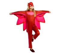Funidelia Costume Ufficiale di Gufo PJ Masks per bambina, Include tuta, ali e mascherina, Taglia 3-4 anni, Gatto - Completo per bambini per feste, Carnevale e Halloween