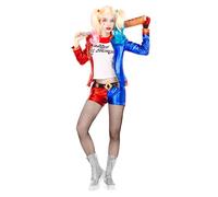 Funidelia Costume Ufficiale di Harley Quinn - Suicide Squad per donna, Taglia M, Supereroi, DC Comics - Completo per adulti per feste, Carnevale e Halloween