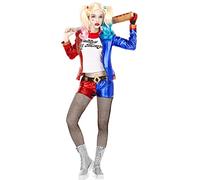 Funidelia Costume Ufficiale di Harley Quinn - Suicide Squad per donna, Taglia XXL, Supereroi, DC Comics - Completo per adulti per feste, Carnevale e Halloween