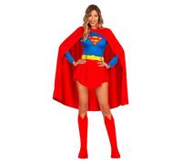 Funidelia Costume Ufficiale di Supergirl per donna, Include abito, mantello, cintura e copristivali, Supereroi - Tenuta per adulti per feste, Carnevale e Halloween - Taglia S