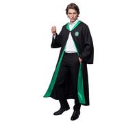 Funidelia Costume Ufficiale Serpeverde Harry Potter per uomo e donna, Include: Tunica con stemma stampato, Taglia M - Tenuta per adulti per feste, Carnevale e Halloween