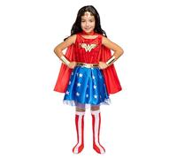 Costume Wonder Woman per Bambina (Ufficiale Warner Bros) Funidelia
