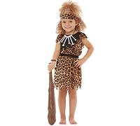 Funidelia | Costumi Cavernicola per Bambina e Bambino Taglia 10-12 Anni Troglodita, età della Pietra, Uomo preistorico, Preistorica - Marroni