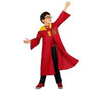 Funidelia | Grifondoro Quidditch Costume - Harry Potter per bambina e bambino Costume per Bambini e accessori per Feste, Carnevale e Halloween - Taglia 7-9 anni - Porpora