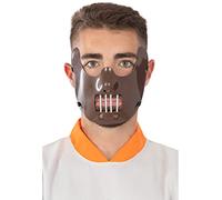 Funidelia | Maschera da Hannibal Lecter Il silenzio degli innocenti per uomo The Silence of the Lambs, Horror - Accessori per Adulto, accessorio per costume - Marroni