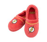 Funidelia | Pantofole di Flash per bambino Supereroi, DC Comics - Accessori e merchandising - Regali originali per bambini - natale, compleanni e altre occasioni - Taglia 30-32 - Rosso