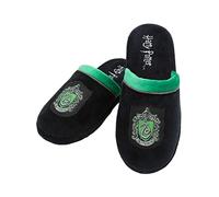 Funidelia Pantofole di Slytherin - Harry Potter per donna e uomo, Licenza Ufficiale, Taglia 42-45, Hogwarts, Maghi. Merchandising da regalare a Natale e per i compleanni