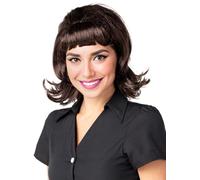 Funidelia Parrucca castana anni 50 per donna. Accessori per costumi per Adulto