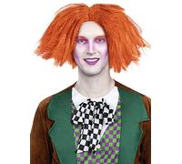 Funidelia | Parrucca da cappellaio per donna e uomo Mad Hatter, Alice nel Paese delle Meraviglie, Disney - Accessori per Adulto, accessorio per costume - Arancione