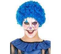Funidelia | parrucca da clown blu per donna e uomo Pagliacci, Circo - Accessori per Adulto, accessorio per costume - Azzurro/Blu