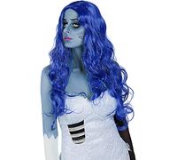 Funidelia | Parrucca La Sposa Cadavere per donna Horror, Corpse Bride, Sposa Halloween - Accessori per Adulto, accessorio per costume - Grigio/Argentato
