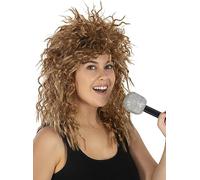 Funidelia | Parrucca Tina Turner per donna Cultura pop, Gruppi Musicali, Cantanti, Anni 80 - Accessori per Adulto, accessorio per Costume - Marroni