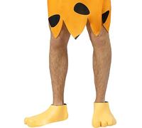 Funidelia | The Flintstones Boot Covers per Uomo e Donna - The Flintstone, Cartoons, Caveman - Accessori per Adulti, Costumi e Oggetti di Scena per Halloween, Carnevale e Feste - Beige