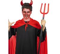 Funidelia Tridente da diavolo smontabile per uomo e donna. Accessori per costumi per adulti per feste, Carnevale e Halloween