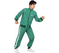 Funidelia | Tuta The Squid Game nº 456 ufficiale per donna e uomo Films & Series, Netflix, Squid Game - Costume per Adulto e accessori per Feste, Carnevale e Halloween - Taglia S - M - Verde