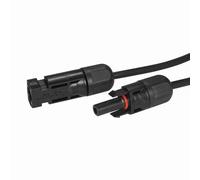 Funien 1 P10 Piedi Neri + 10 Piedi di Rosso 10awg Filo del Cavo di Estensione del Pannello Solare con Femmina e Maschio Tor (#1)