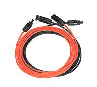 Funien 1 P10 Piedi Neri + 10 Piedi di Rosso 10awg Filo del Cavo di Estensione del Pannello Solare con Femmina e Maschio Tor (#2)