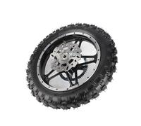 Funien 2,5-10 Gruppo Ruota Posteriore per Gomma in Bici Bici con Pneumatico per Cuscinetti a Pignone a Disco, Adatto per Diametro Dell'asse 12mm