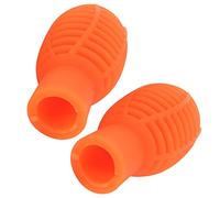 Funien 2 Pezzi Copri Bacchette per Batteria, Punte Silenziose per Batteria, Silenziatori, Smorzatori, Manicotto Protettivo in Morbido Silicone Esercitarsi in Silenzio, Riduzio