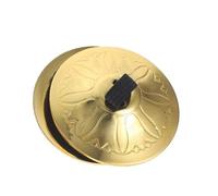 Funien 2pcs Cymbals Belly Dancing Metal Iron Finger Cymbals Musical Strument Belly Dancing Finger Dancing Accessori per Diametro del Party 5,3 Cm/2,1 Pollici