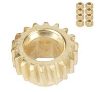 Funien Accordatori per Chitarra Open-Gear Ingranaggi 12/9 Pezzi Picchetti di Montaggio Universali con Bloccaggio a Foro Esagonale per Chitarra Basso Ukulele con Rapporto 1:18 Cost (Oro)