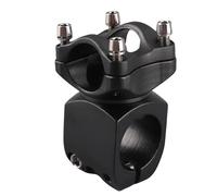 Funien Attacco Manubrio Corto per Bici Lavorato a CNC Ad Alta Resistenza per Manubrio da 25,4 Mm Bicicletta a Scatto Fisso da Montagna (25,4 * 38 mm)