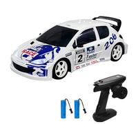 Funien Auto Telecomandata 4WD, Auto da Drift RC in Scala 1:28 con Giroscopio, Luci a LED e Pneumatici Intercambiabili, Dotata di Telecomando 2.4G e Pneumatici Intercambiabili Multipli
