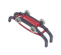 Funien Barra per Impennata con Riduzione della Pressione Durevole su Due Lati per Auto RC MJX 1/16 16208 16210 16207, Montaggio Facile, 1 Pezzo (Rossa)