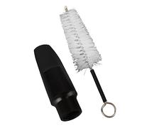Funien Bocchino per Sassofono Solista in Plastica, Note Alte Versatili, Materiale Robusto con Strumento per la Pulizia degli Accessori Musicali