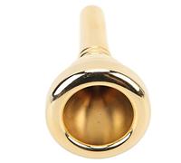Funien Bocchino per Trombone in Metallo, Lega di Rame Antiruggine con Lucentezza, Produce una Voce Stabile e Bella, Comodo da Riporre e Trasportare, Facile Installazione per Trombone (Oro)