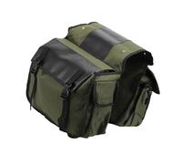 Funien Borsa del Sedile Posteriore, Sacchetti Sella in Bici di Grande capacità, Materiale in Tela Premium, Morsetti a Doppia Cinghia, Installazione Facile, Comoda Rimozione