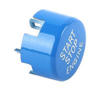 Funien Copertura del Pulsante di Avvio del Motore di qualità, Copertura Dell'interruttore Arresto Motore Antiruggine per la Decorazione Interna Dell'auto, Fondo Disco F30 G/F (Blu)