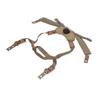 Funien di Sospensione del Quadrante Regolabile Sottogola per Casco MICH, Casco Fast Wendy, Manopola di Supporto Regolabile Installazione Semplice con 4 Viti di Fissaggio (Colore del suolo)