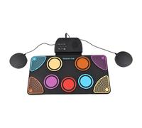 Funien Electronic Drum Set con Set di Tamburi Rotoli a Mano Altoparlante 9 Pad Supportano Vari Ingressi Audio 7 Stili di Tamburi 10 Accompagnamento 10 Canzoni Dimostrative di