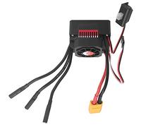 Funien ESC Brushless Impermeabile 60A con Spina XT60 per Modello di Auto RC 1/10, Alte Prestazioni, Materiale Durevole, Facile da Programmare, 1 unità