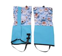Funien Ghette da per Ragazzi Ghette per Gambe Ragazzi Coprigambe 300D 600D Oxford Fodera Antipioggia Parte Superiore Elastica Strisce (XL)