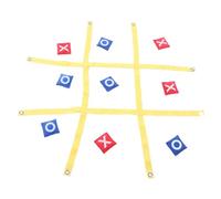 Funien Gioco di Lancio del Sacco a Sacco da Esterno Gioco di Lancio nel Cortile Set Giochi Portatile con 10 Sacchi Fagioli, 12 Medaglie Custodia con Couliss (Giallo)