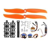 Funien Kit Servo ESC per Motore Aeroplano RC Servo Leggero per Aereo FPV con Calibrazione della Gamma Dell'acceleratore Compatibile, Adatto Casa o Campo di Volo