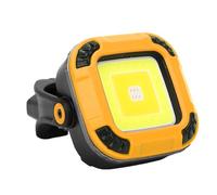 Funien Lampada da Lavoro Portatile con luminosità Multilivello e Base con Foro per Vite da 1/4, Adatta per Treppiedi e Sedie (W892-1 Giallo)