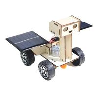 Funien Modellino di Rover Lunare in Legno, Assemblaggio Semplice | Design sicuro, materiali ecologici, attività coinvolgenti, perfetto per i bambini