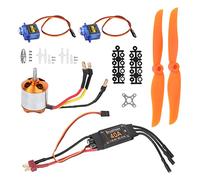 Funien Motore Brushless 40A ESC e A2217 2300KV con Servo SG90 per Kit Aereo RC, Confezione da 2 (#1)