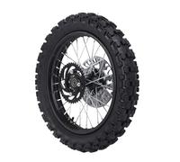 Funien Piatta Ruota Posteriore 16 Pollici 90/100-16 Asse 15 Mm 420 41T Gruppo a Pignone Sostituzione per Thumpstar, Joway, NST con 6 Strati