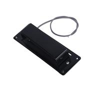 Funien Pickup per Basso Completo e Profondo, Magnete Alnico 5, Pannello in Fibra Vulcanizzata + Ferro, Colore Nero, Adatto per la Sostituzione del Basso Elettrico a 4 Corde