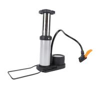 Funien Pompa a Pedale Portatile in Miniatura Gonfiatore per Pneumatici per Auto Moto Elettriche Argento Misurazione Precisa della Pressione Rapida e Senza Sforzo Acciaio Inossidabile ABS 1 Pompa