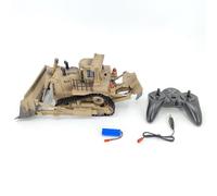Funien RC Dozer - Modello di Bulldozer in Scala 1:16 - Veicolo da Cantiere Radiocomandato 2.4GHz - Lama e Ripper Sollevabili - Batteria da 7.4V - Portata di Controllo 30m - Ideale