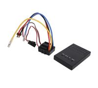 Funien Regolatore Elettronico di velocità Impermeabile ESC Spazzolato 80A RC con Scheda di Programma, Prestazioni Affidabili, Perfetto per Barche per Auto RC 1/10 1/8, Tuta ESC in Plastica in Lega